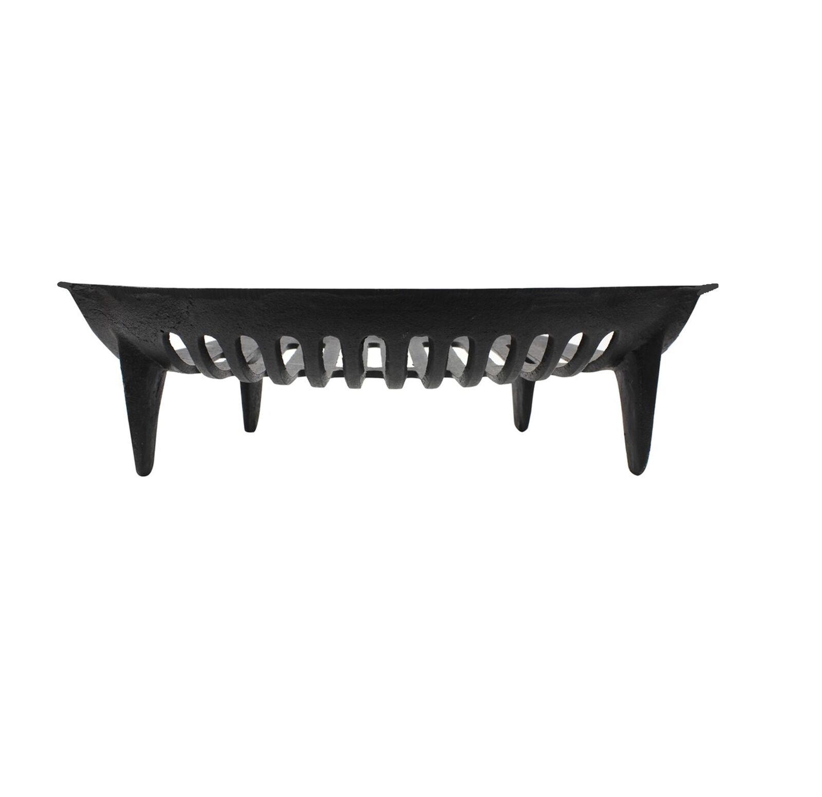 16" 18" Fire Grate Cast Iron Black Fireplace Log Coal Open Fire Accessory - Picture 6 of 13
