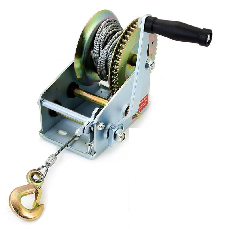 1200LB 20M MANUAL BOAT MARINE CAR VAN TRAILER HAND POWERED WINCH PULLER