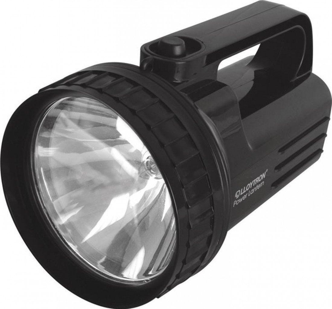 Lloytron D965 High Power Krypton Lantern Battery Powered PJ996 4D Torch Black