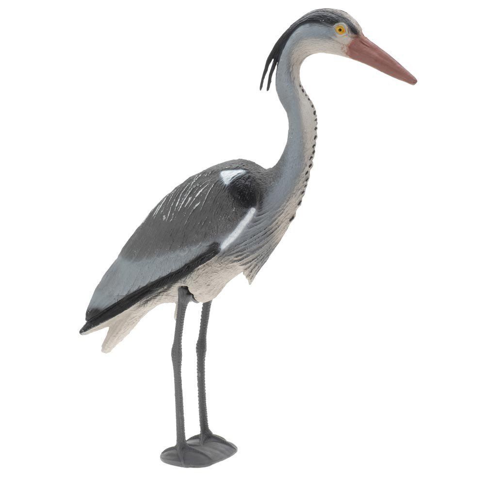 POND GARDEN DECOY PLASTIC HERON PEST DETERRENT LARGE BIRD SCARER eBay