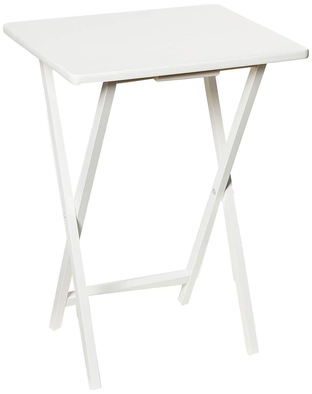 Folding Snack Table Wooden TV Side Laptop Coffee Tea Picnic New By Unibos - Picture 45 of 50