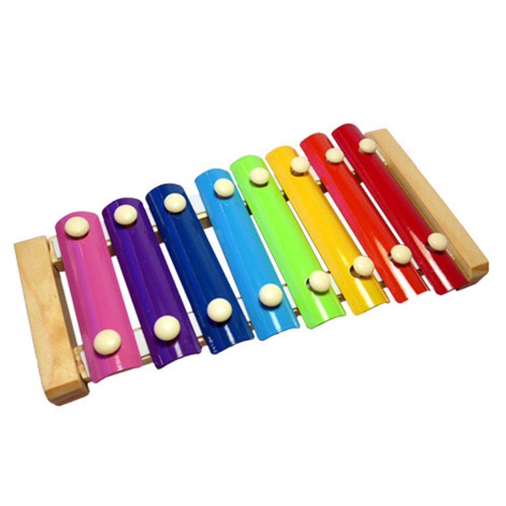 Colourful Childrens Kids Metal Xylophone Glockenspiel Musical Instrument eBay