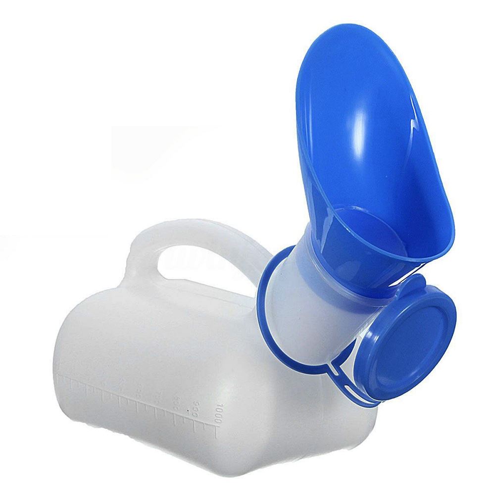 Unisex Male Female Urine Wee Bottle Portable Urinal Camping Travel Car