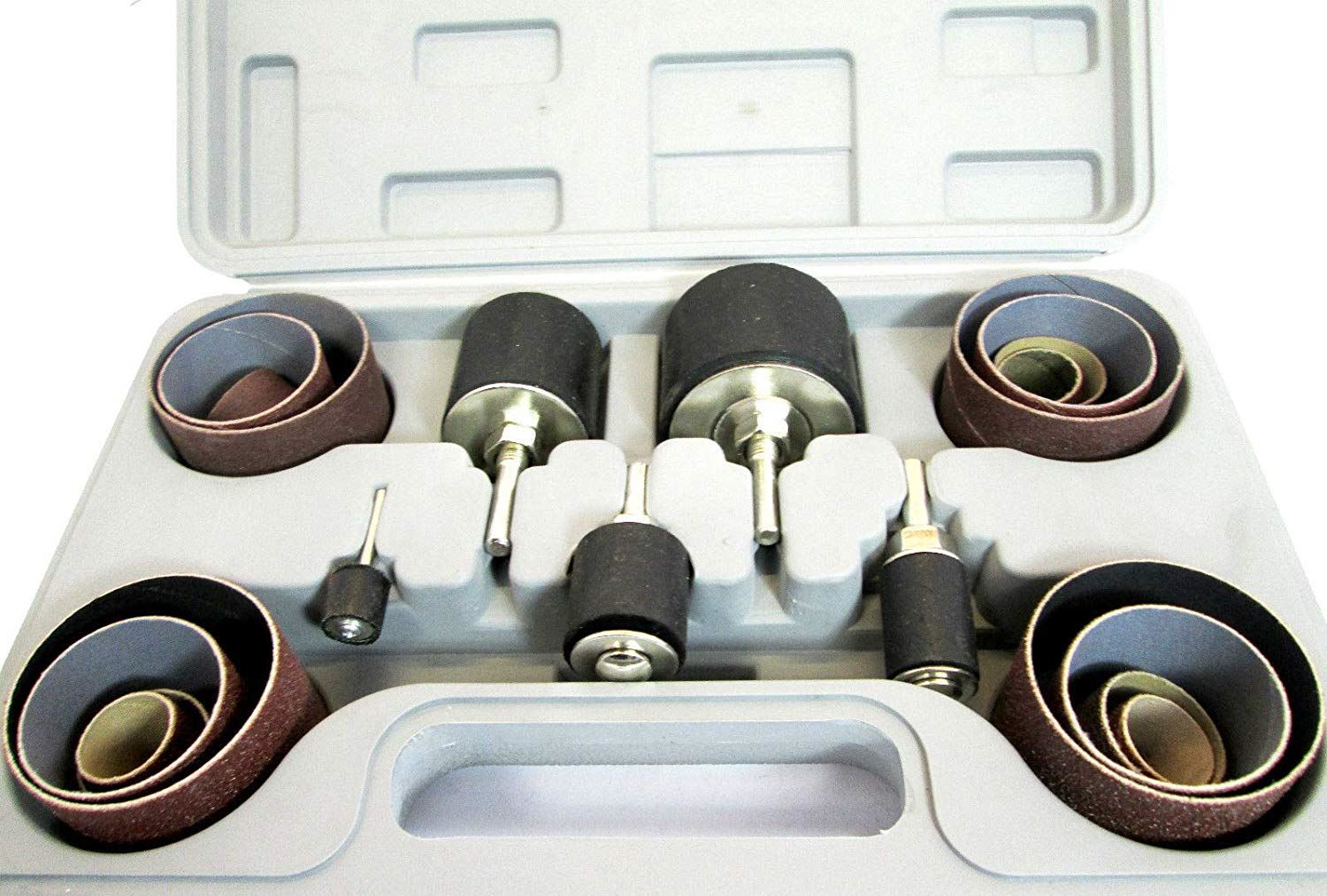 26PC DRUM SANDER SET 80 + 120 GRIT 13mm 50mm POWER DRILL SANDING SLEEVES KIT 5055143918960 eBay