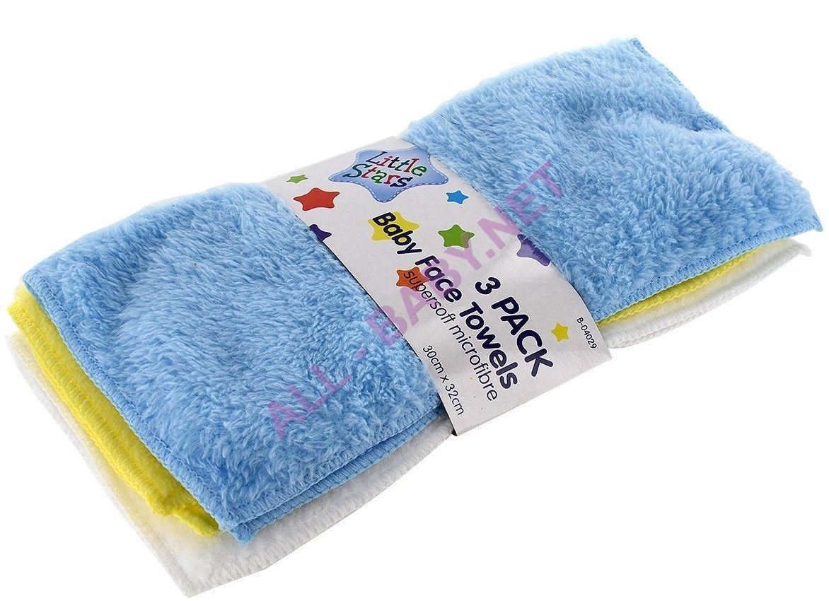 BABY FACE TOWELS BATH FLANNEL WASH CLOTH WIPE ASSORTED COLOUR eBay