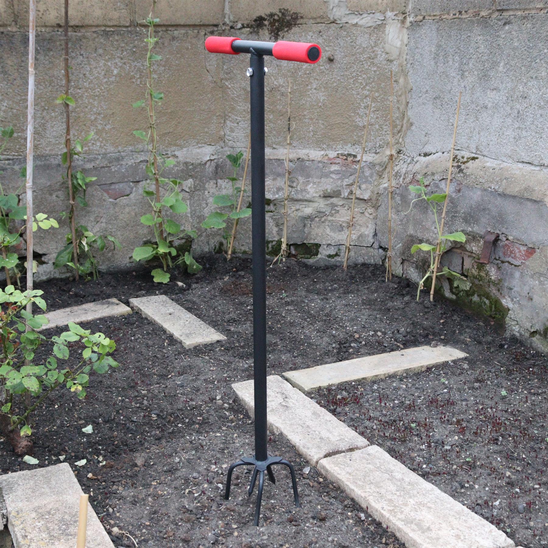 Long Handled Twist Cultivator 6 Prong Claw Weeding Remover Garden