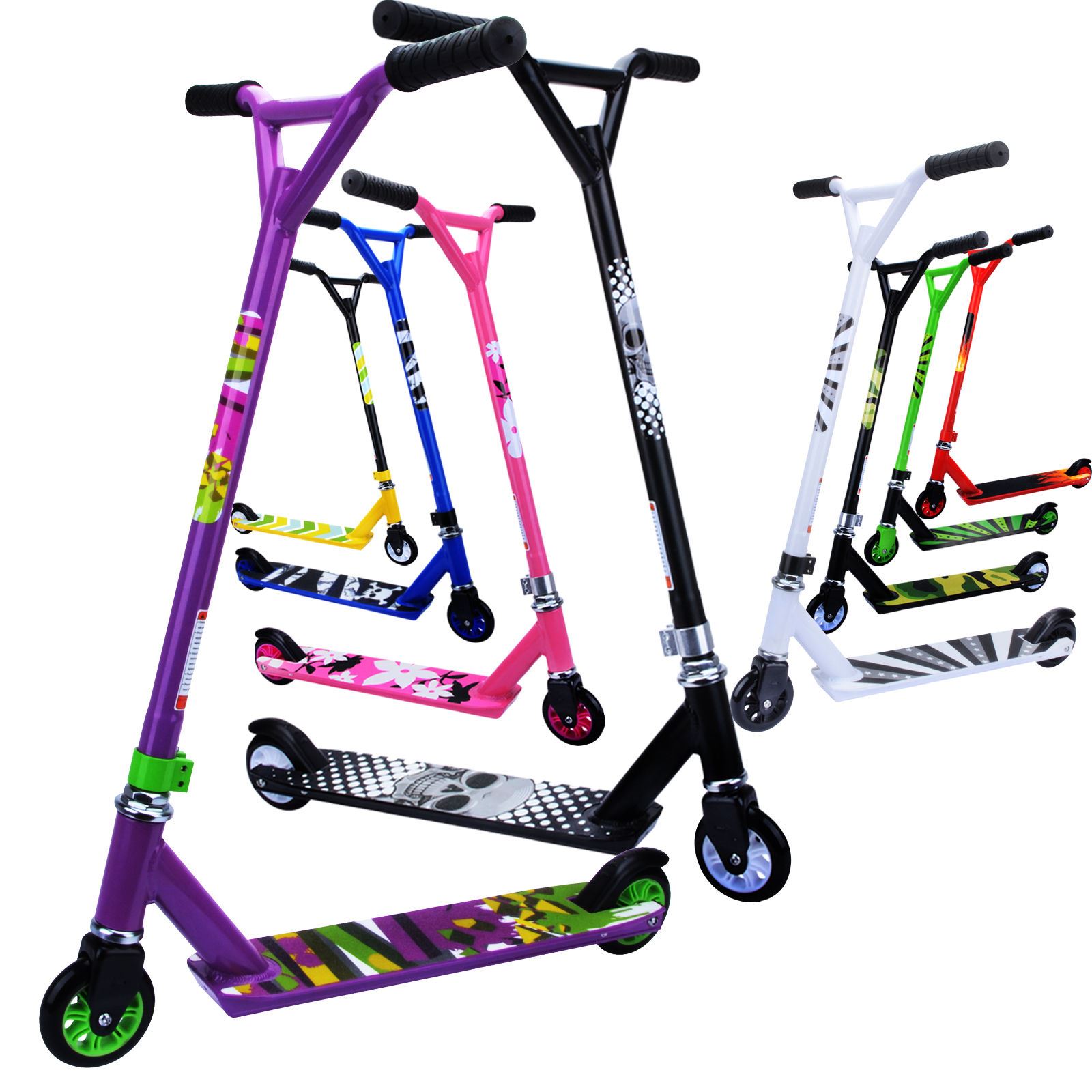 STUNT SCOOTER NEW Stunt Kick Scooter Adult / Kids Ride Red