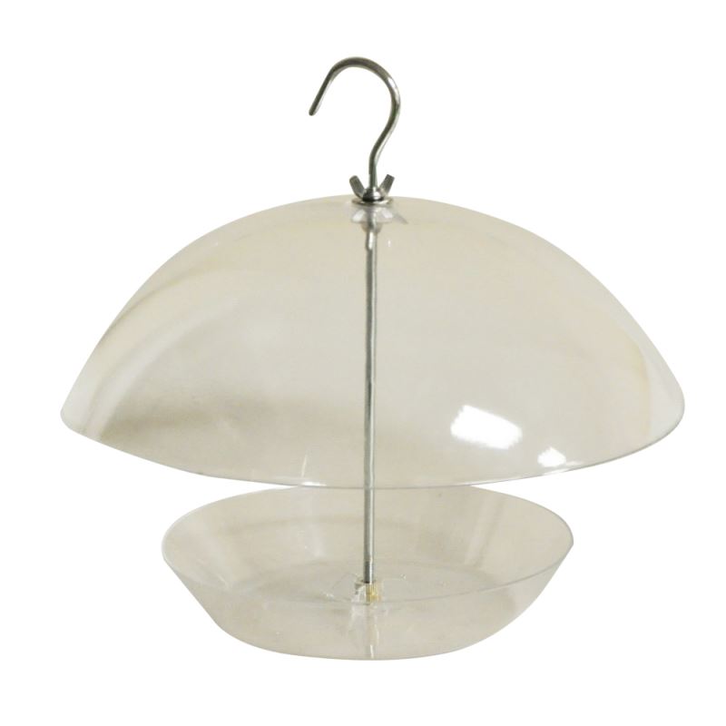 Dome Shape Hanging Bird Feeder Seed Feed Worm Holder Adjustable