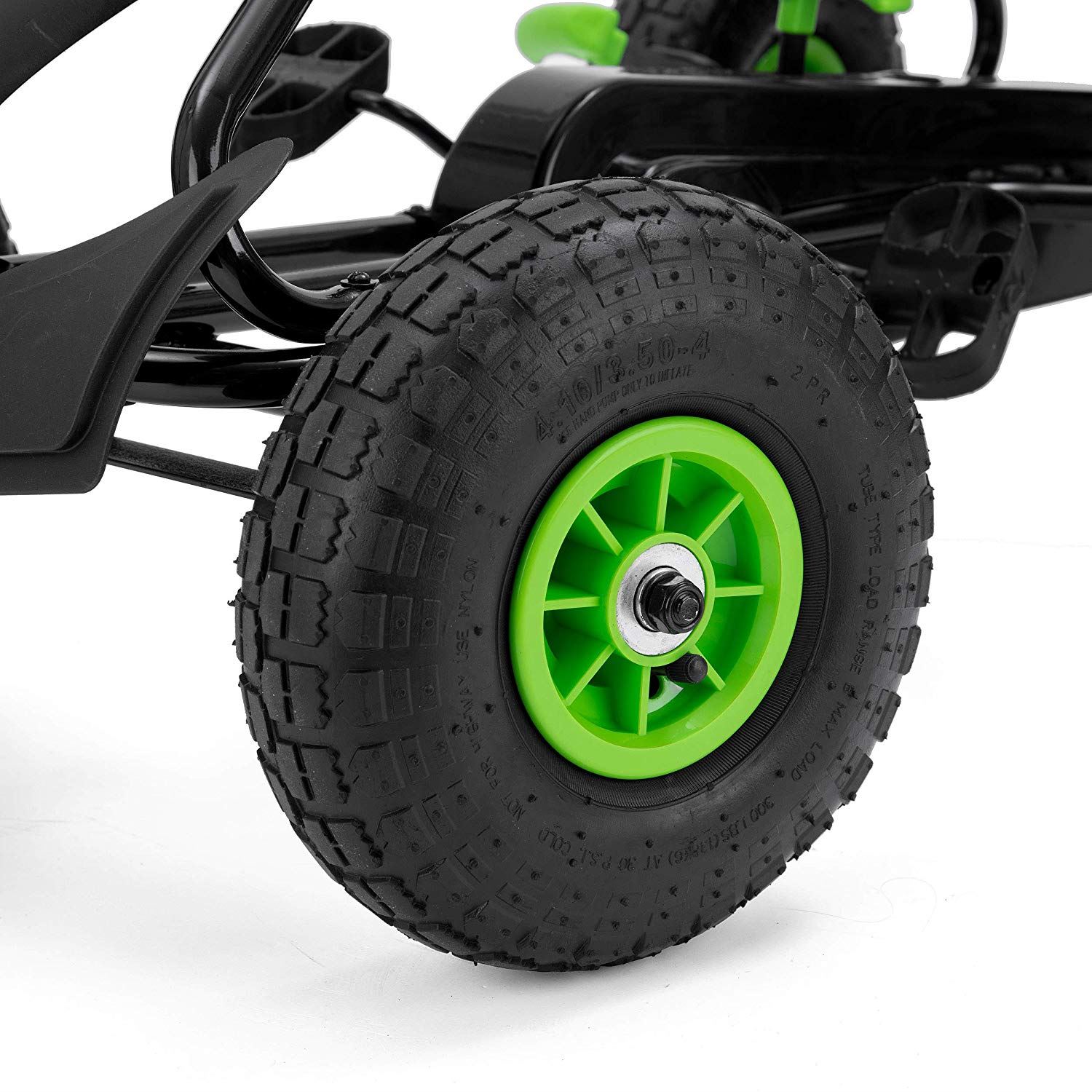 Large Go Kart Kids Children Pedal Ride On Car Racing Toy Rubber Tyres Wheels eBay