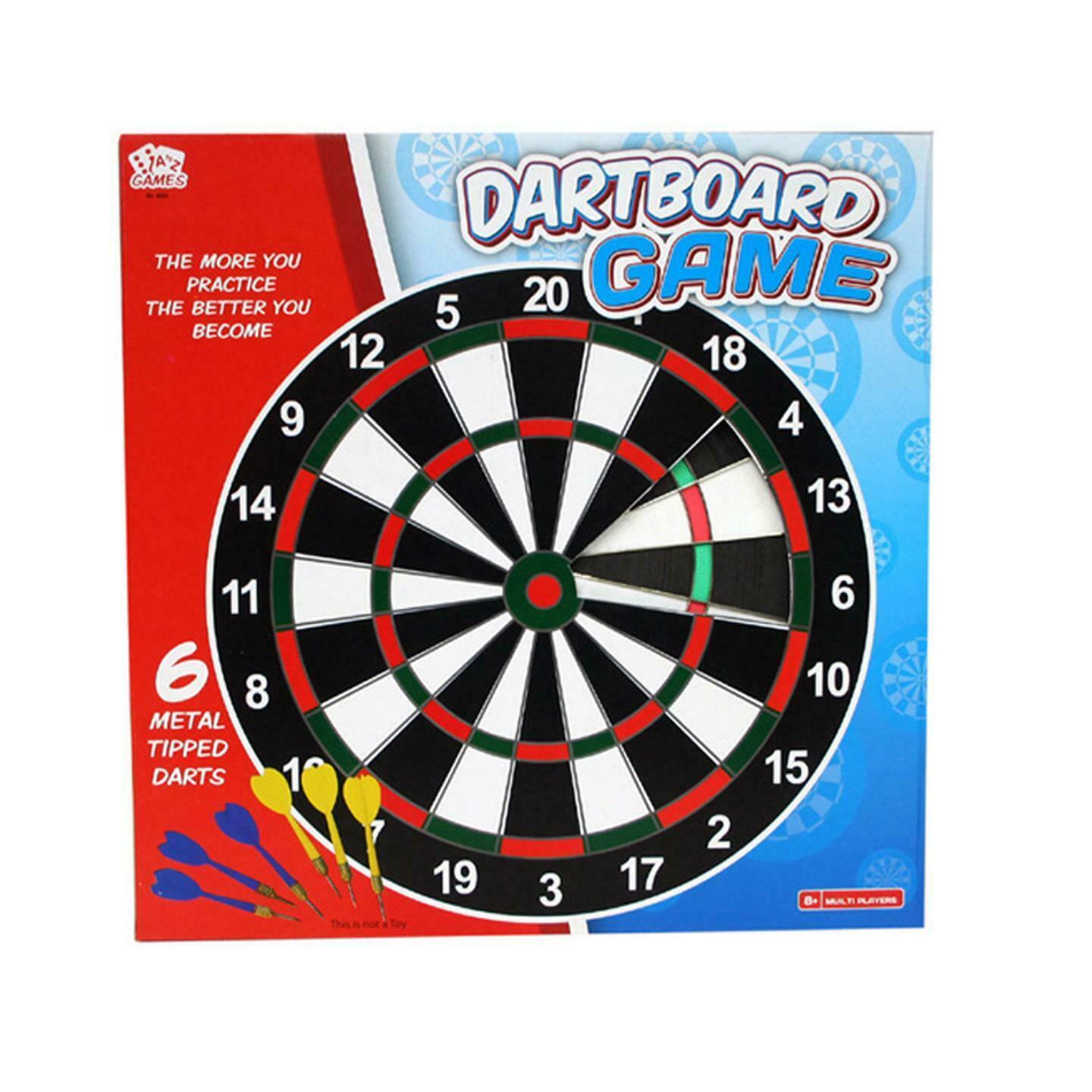 Towinle Dartboard, 17" Magnetic Dartboard With 12 Magnets Darts Arrows In 2 Colors For Children And Adults - View #6