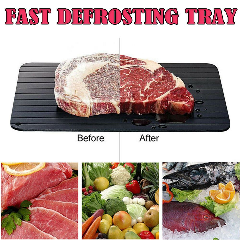 RAPID DEFROSTING TRAY FAST THAW BOARD DEFROST MEAT FROZEN FOOD NON