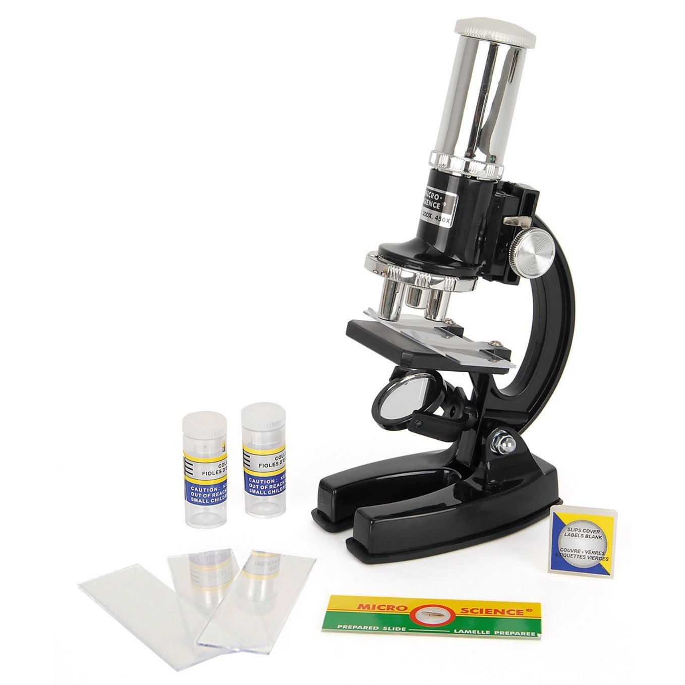 Childrens Microscope Set with Light Science Nature Educational Edu Toy
