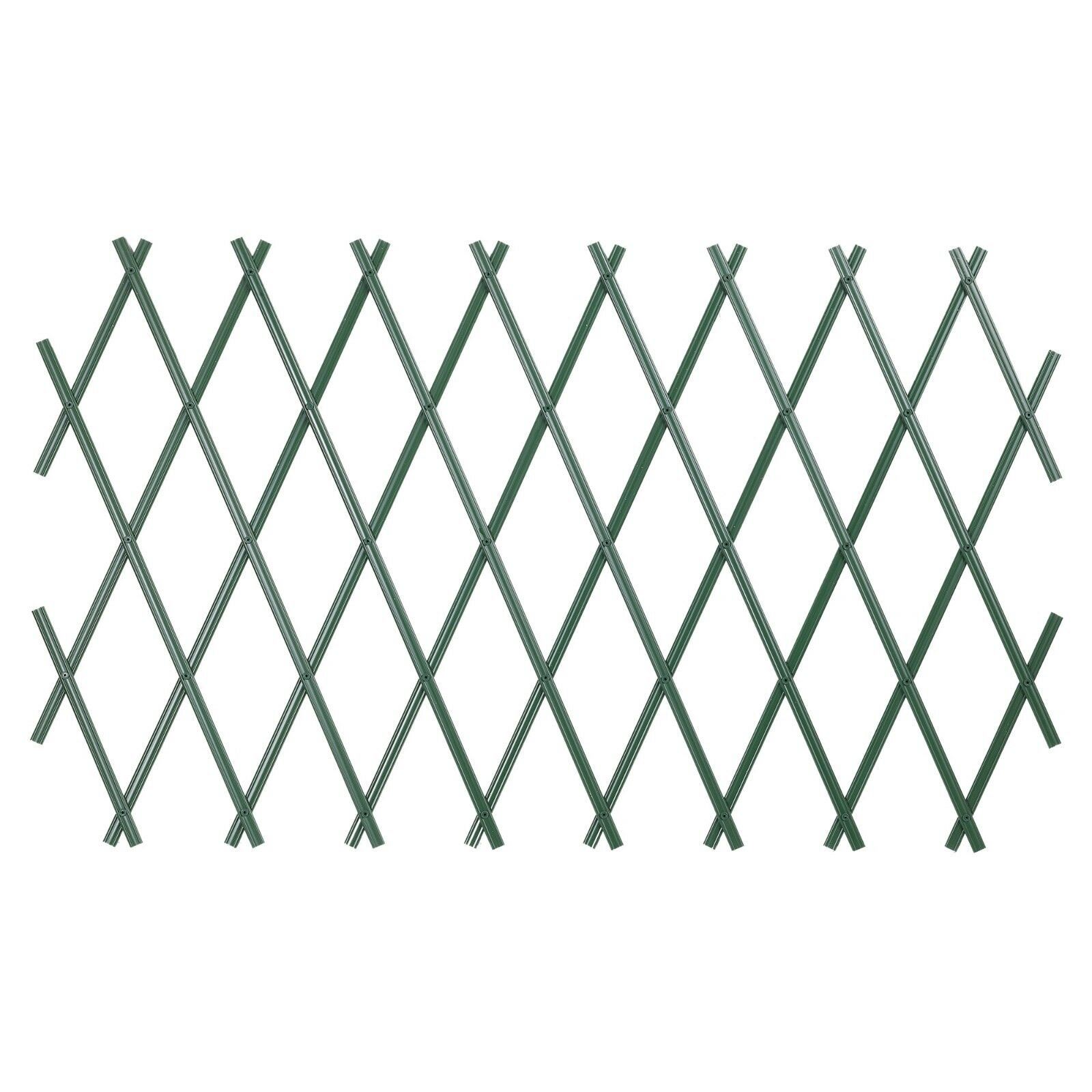 Expanding Green Plastic Wall Foldable Trellis Fence Climbing Plants