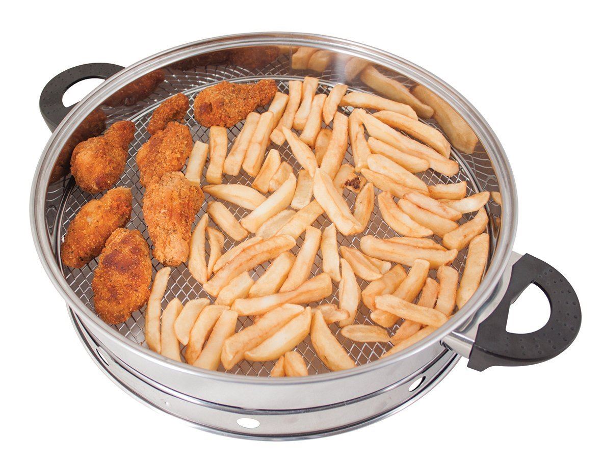 NEW AIR FRYER RING ATTACHMENT ACCESSORY FOR HALOGEN OVEN FRYING