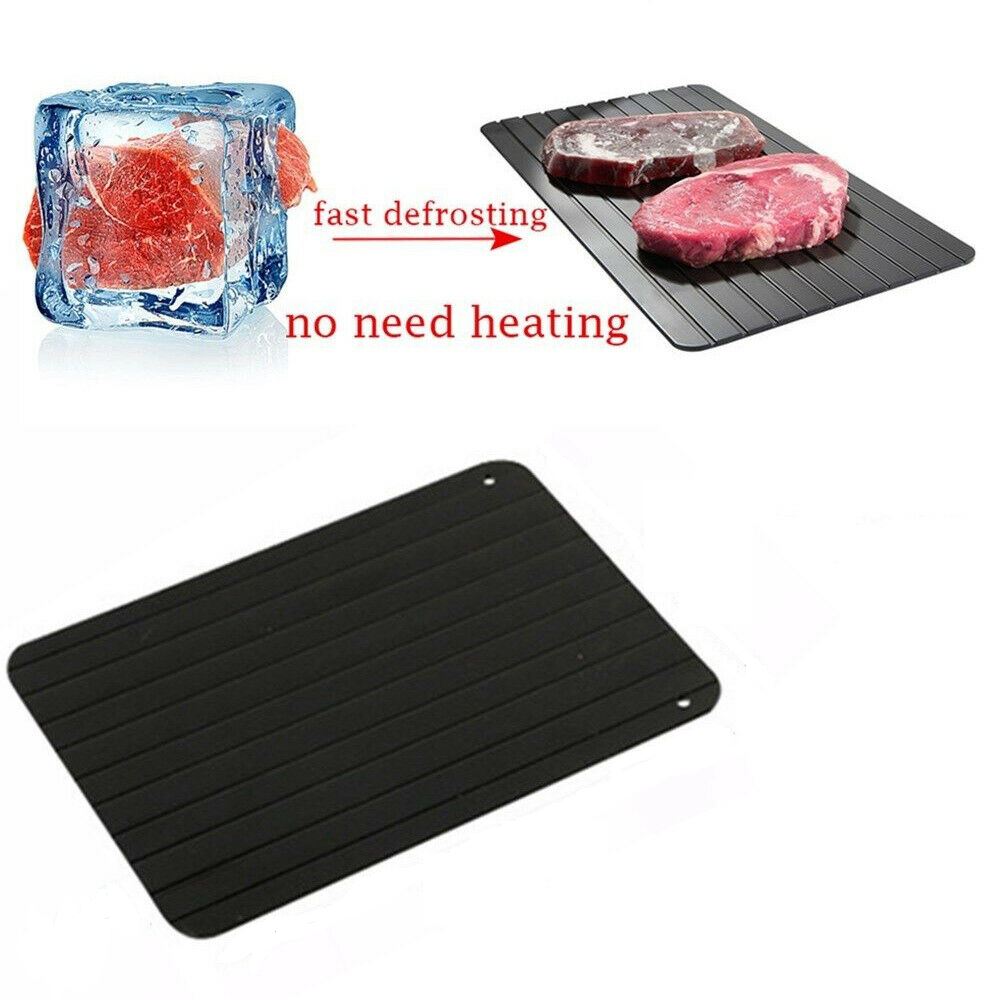 RAPID DEFROSTING TRAY FAST THAW BOARD DEFROST MEAT FROZEN FOOD NON