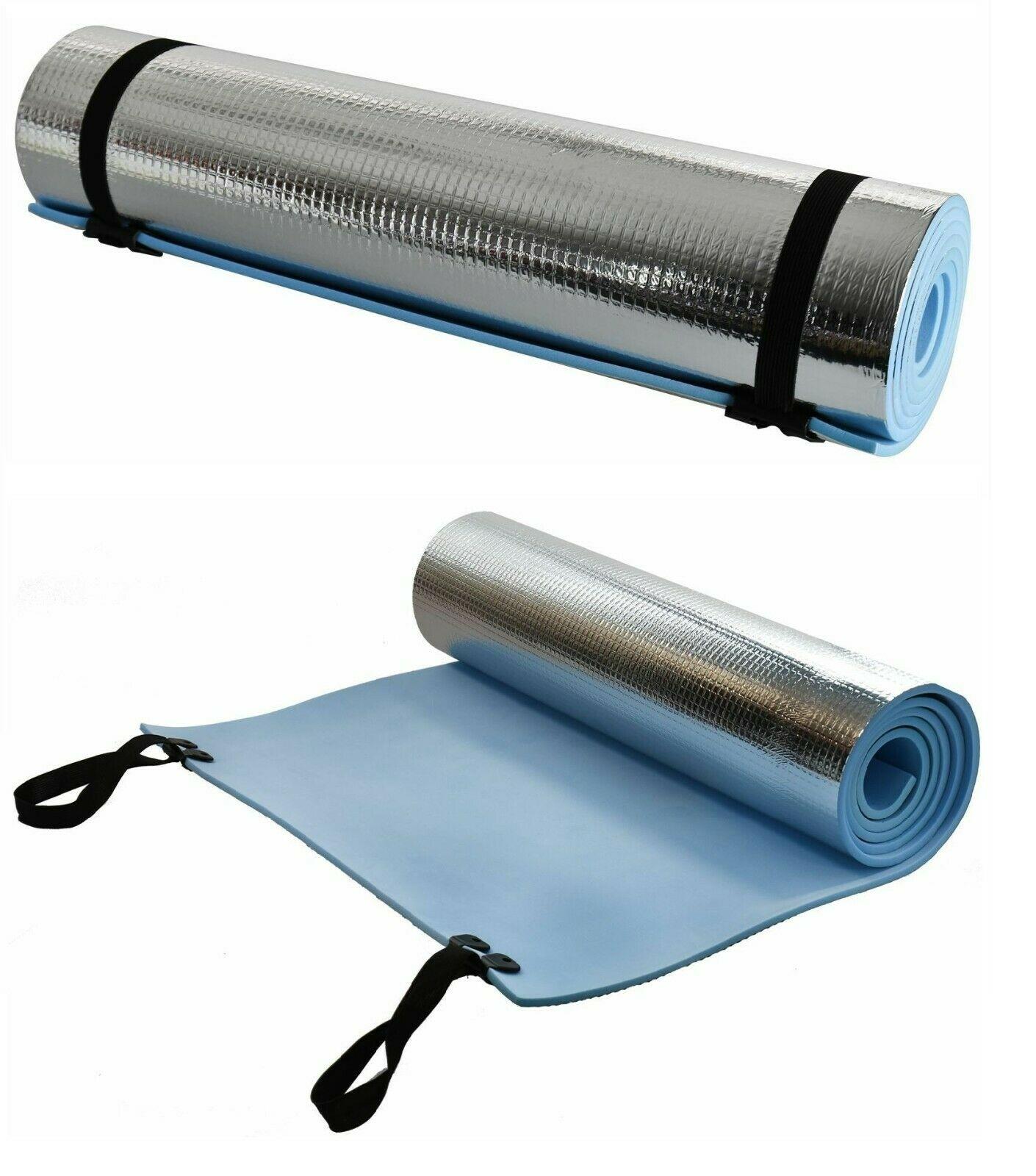 WATERPROOF REFLECTIVE CAMP MAT THERMAL FOIL FOAM BACKED BLANKET