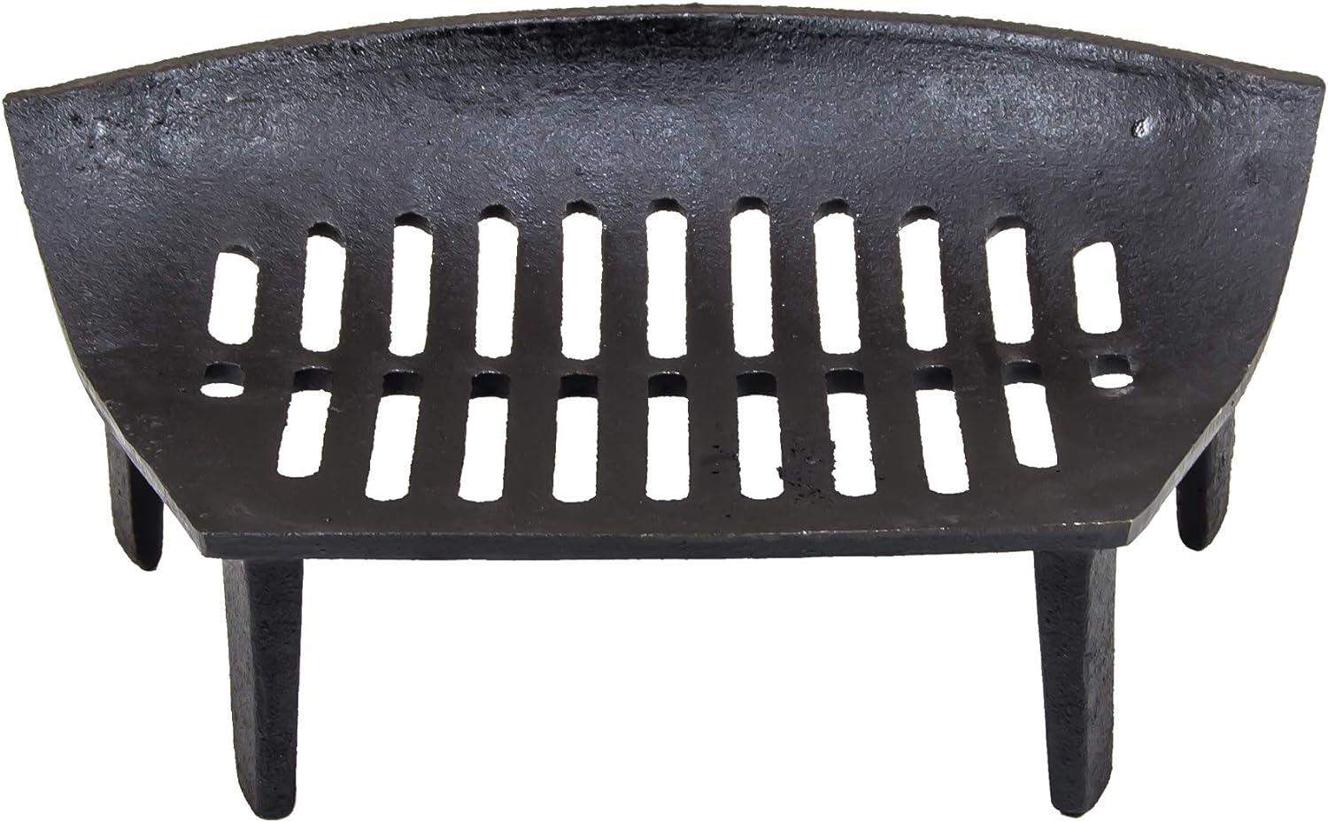 16" 18" Fire Grate Cast Iron Black Fireplace Log Coal Open Fire Accessory - Picture 10 of 13