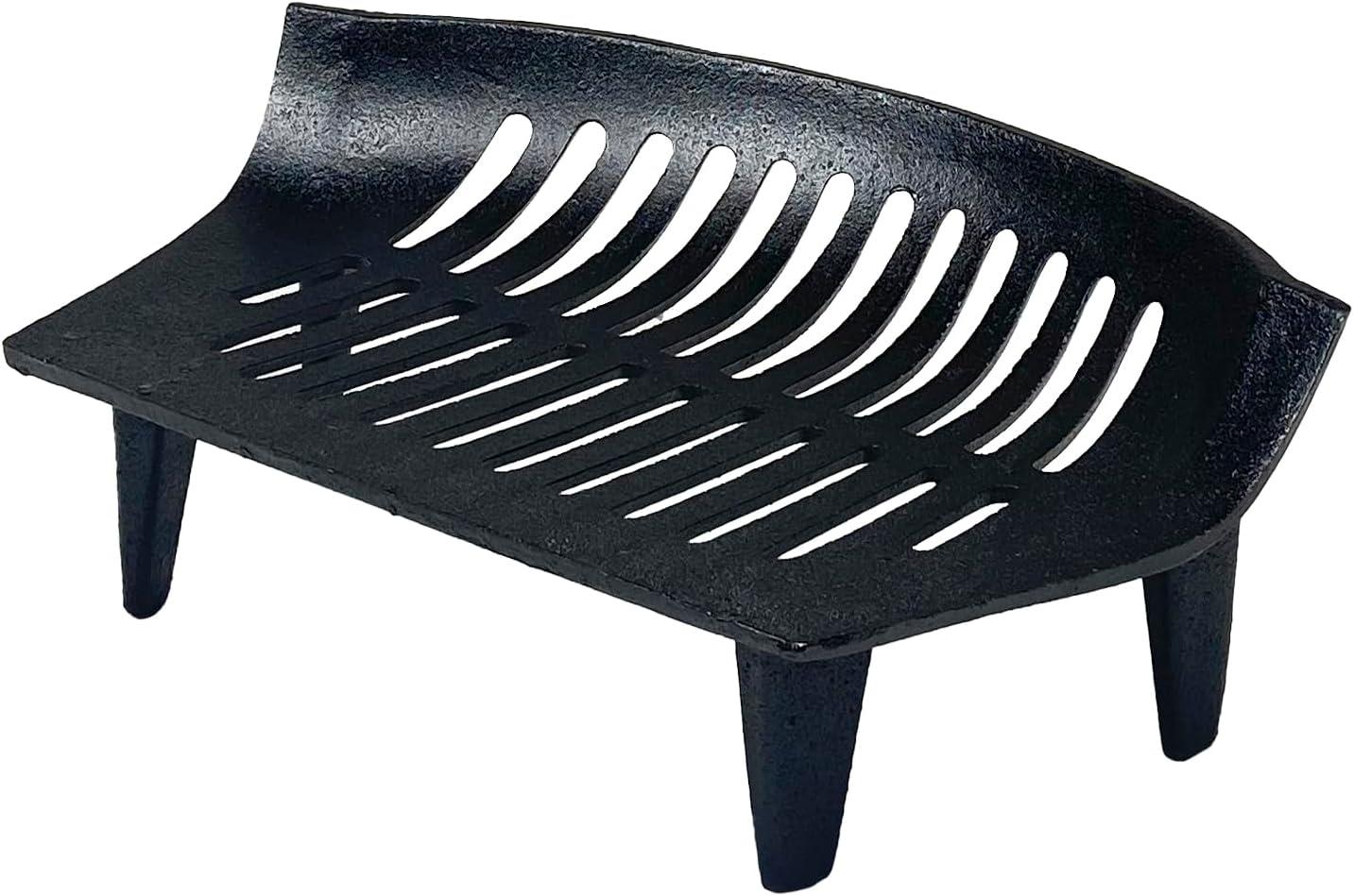 16" 18" Fire Grate Cast Iron Black Fireplace Log Coal Open Fire Accessory - Picture 4 of 13