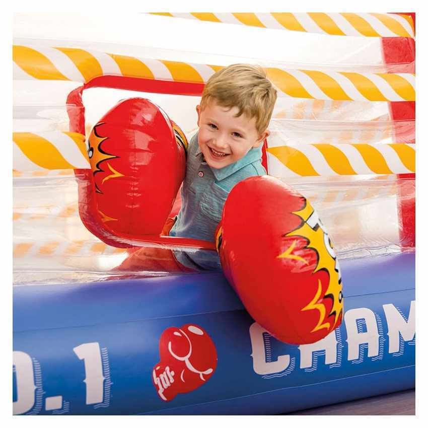 Intex Inflatable JumpOLene Boxing Ring Inflatable Bouncer Backyard