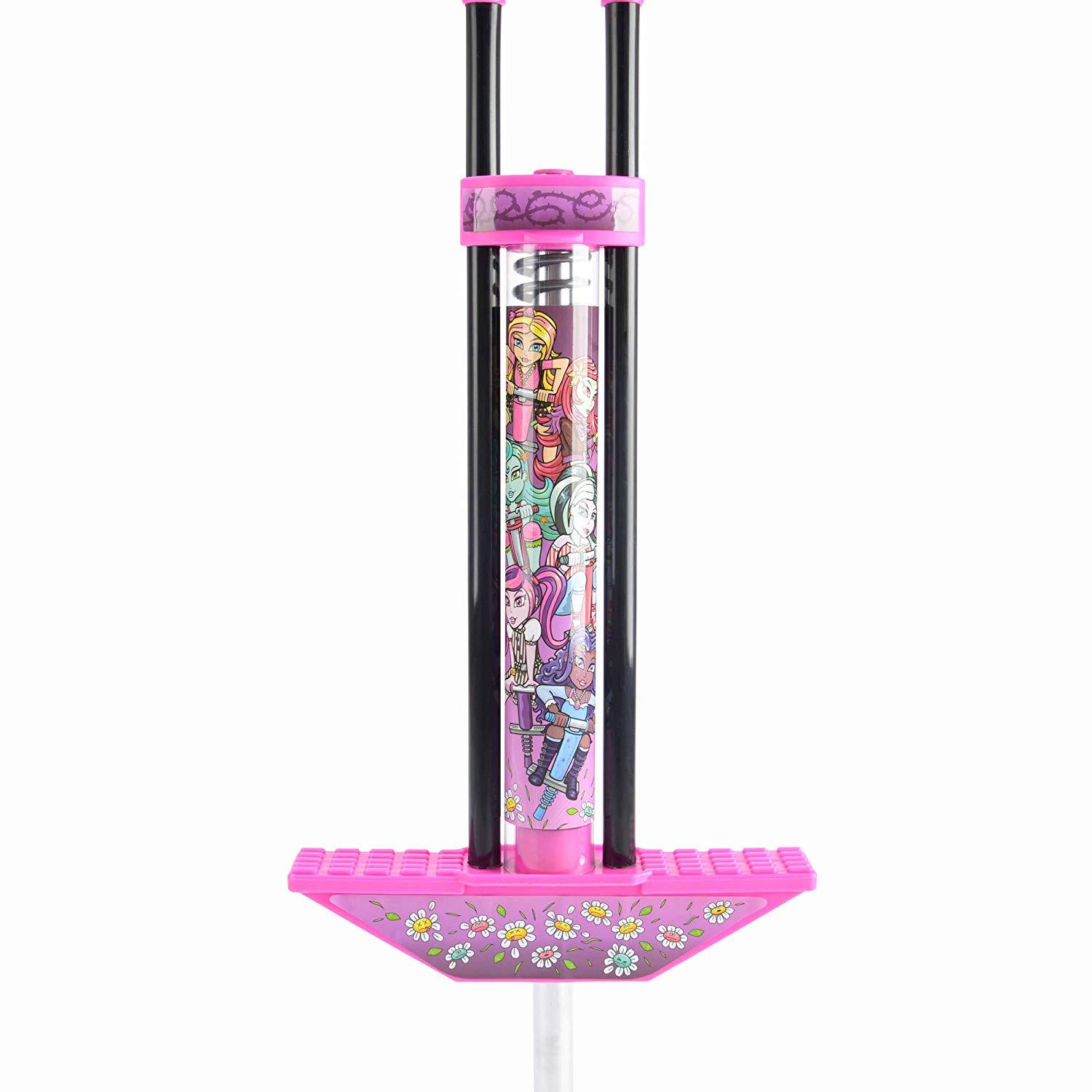 Ozbozz POGO STICK PogoStick Super Spring Powered Bounce Pink Girls/Blue
