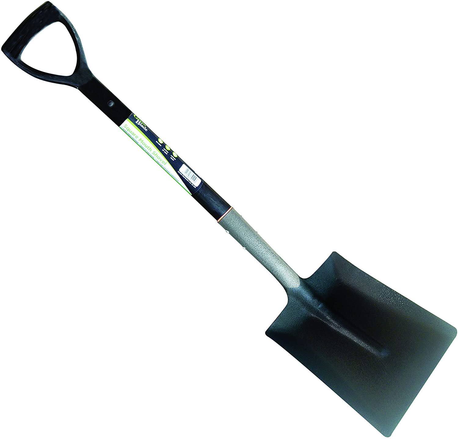 Square Mouth Shovel Large Heavy Duty Steel Digging Shovel Spade