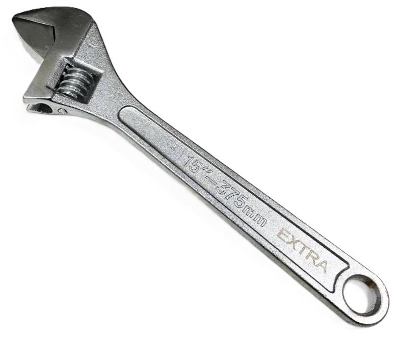 Adjustable Extra Wide Jaw Wrench Spanner 10” 15” 18" Heavy Duty 29-55mm Opening - Picture 5 of 7