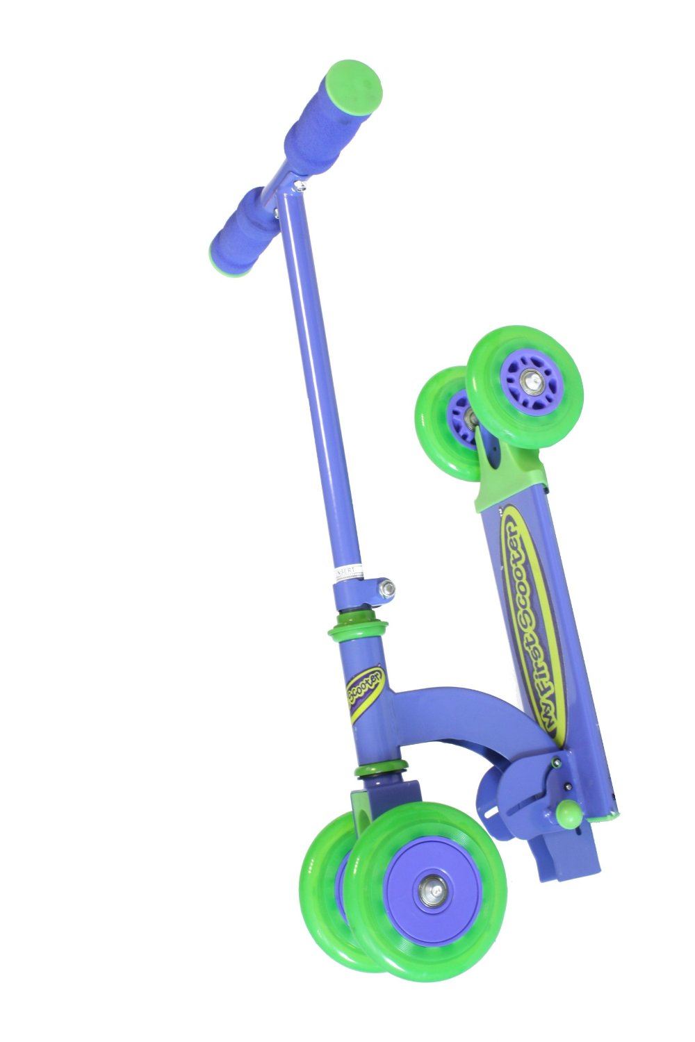 Ozbozz MY FIRST Scooter Kids Toddler Infant Push Folding Converts 4 to