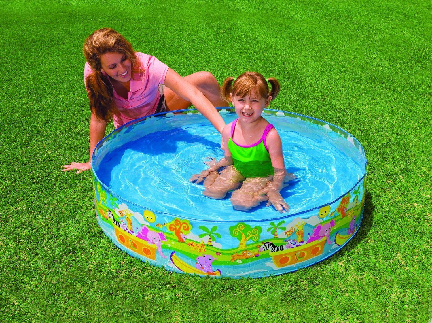 Childrens Kids Toddler Snapset Rigid Swimming Paddling Garden Play Pool