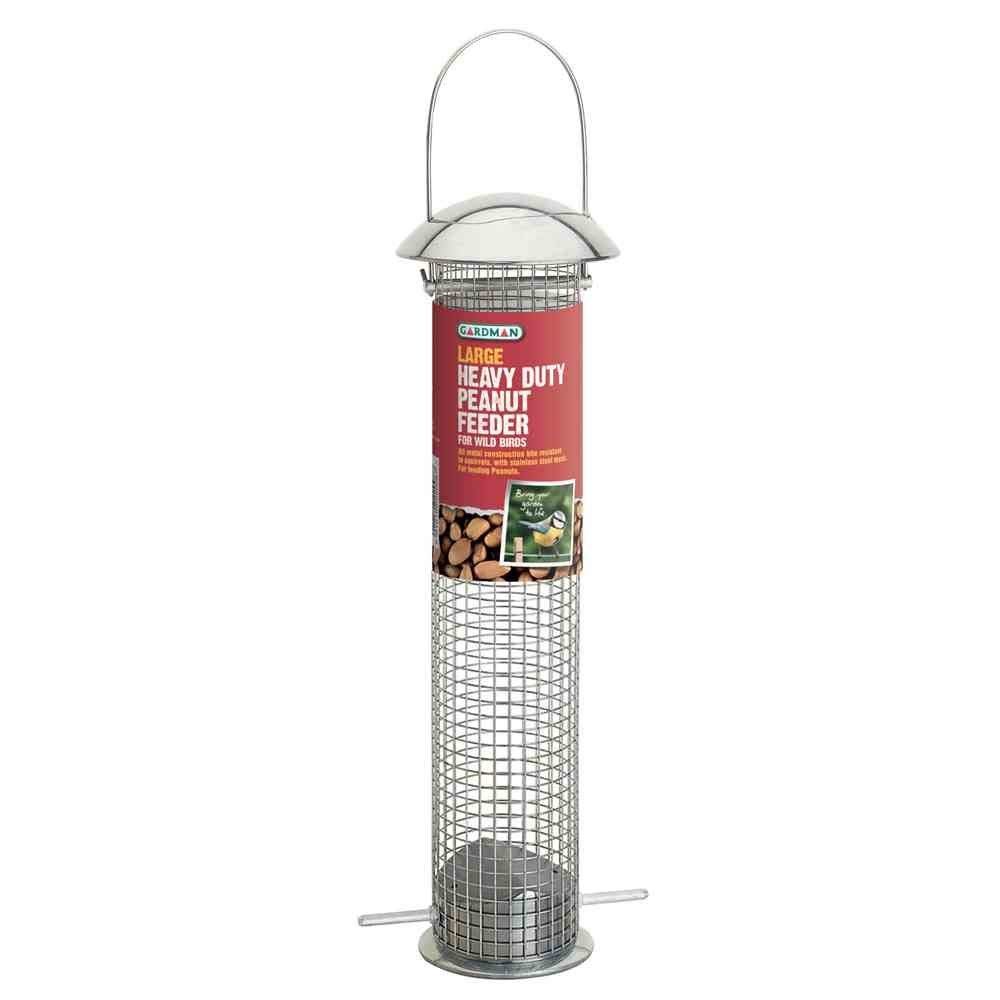 Deluxe Gardman Wild Garden Bird Hanging Seed Or Nut Feeder Large