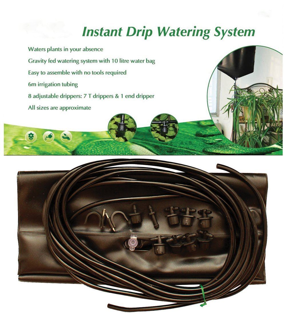 Instant Drip Watering Gravity Fed Irrigation Plants Greenhouse System