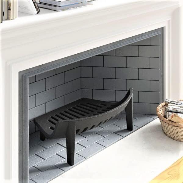16" 18" Fire Grate Cast Iron Black Fireplace Log Coal Open Fire Accessory - Picture 13 of 13