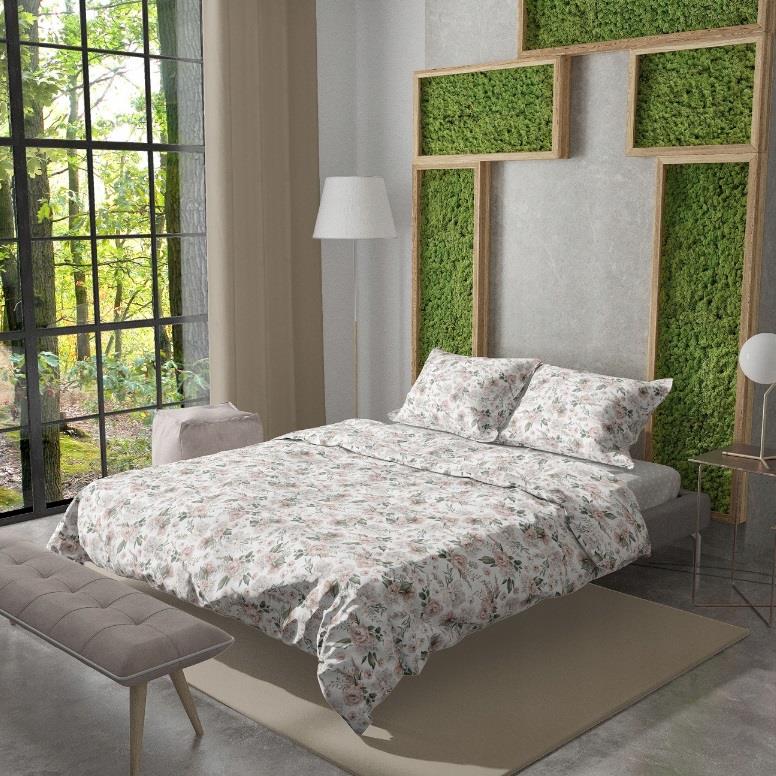Set biancheria da letto 100% cotone biologico 200 x 140 cm copripiumone federa letto singolo - Foto 17 di 19