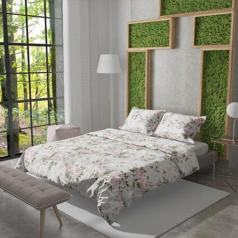 Set biancheria da letto 100% cotone biologico 200 x 140 cm copripiumone federa letto singolo - Foto 9 di 19