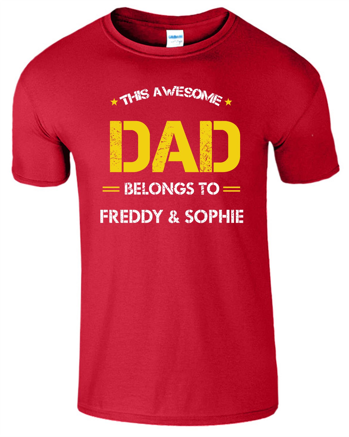THIS Awesome Dad Belongs To T Shirt 