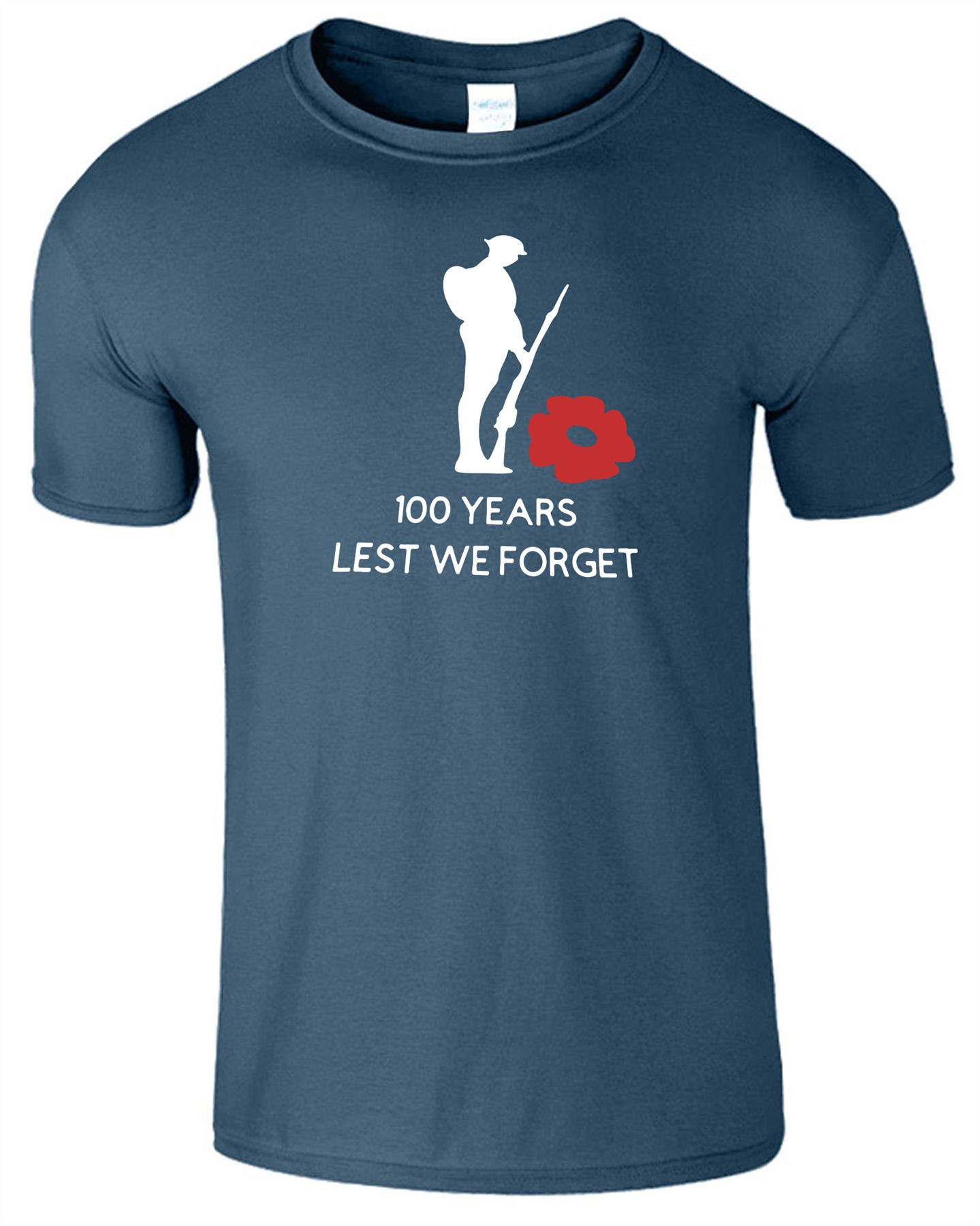 Soldiers Remembrance Day Mens T-Shirt Lest We Forget Womens Gift Top T Shirt