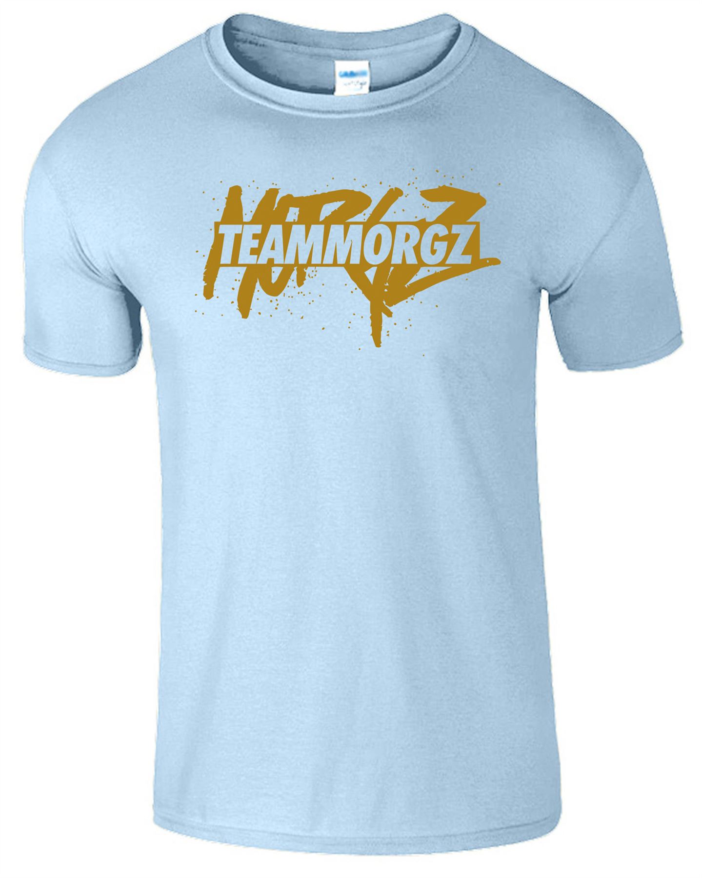 Team MORGZ Kids Golden T SHIRT Youtuber Vlogger Boys Girls Christmas Presents