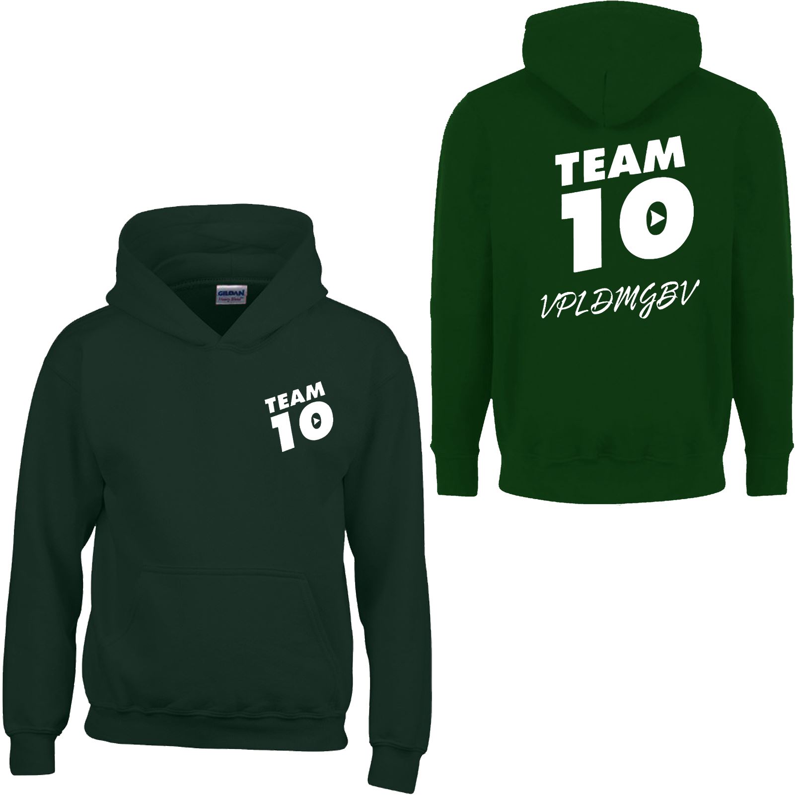 Kapuzenpullover Für Kinder - Baumwolle Hoodie Mit Kordelzug & Tasche