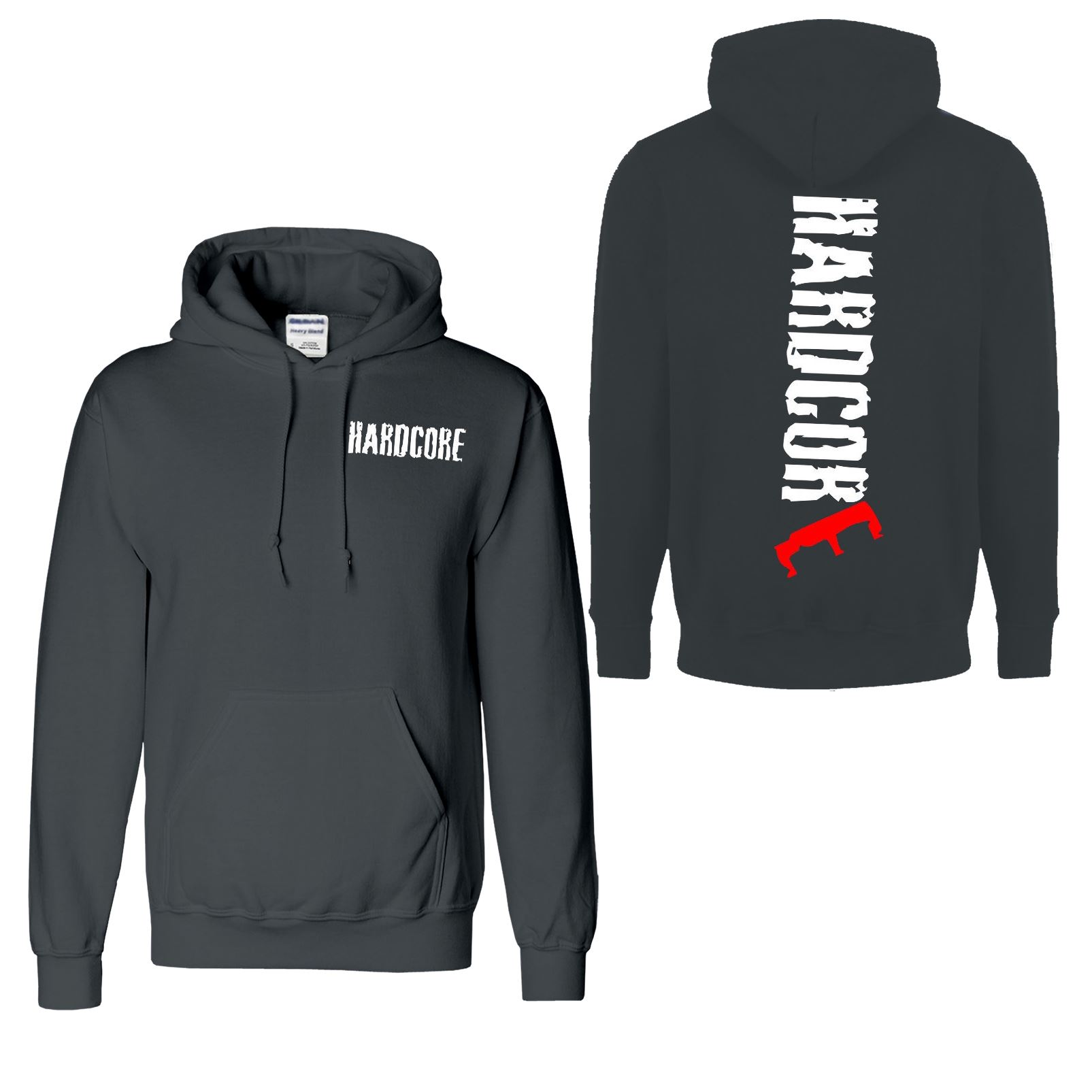 HARDCORE GYM Mens BODYBUILDING Weight Lifting Heavy Blend Motivation