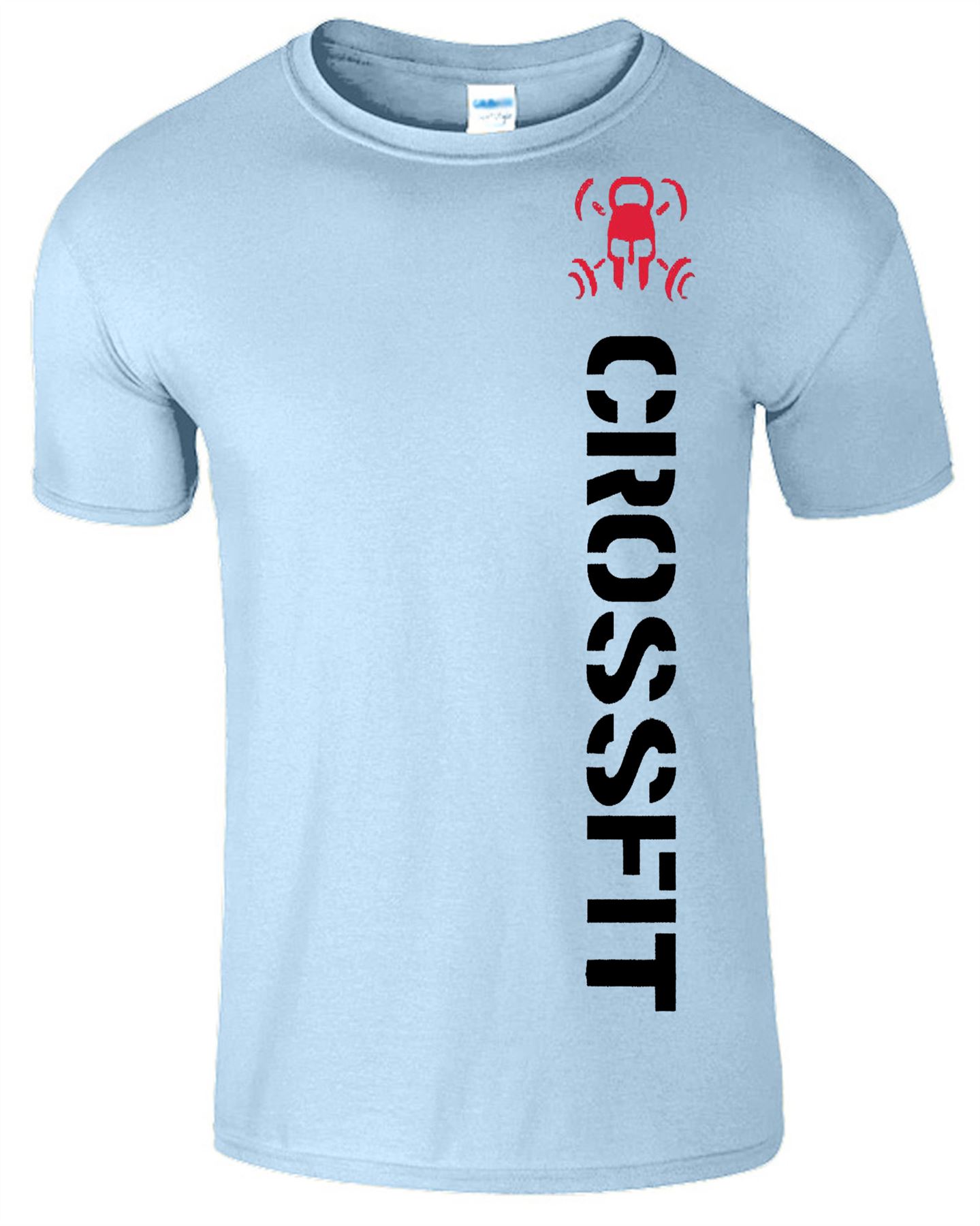 Gym Crossfit Mens Tshirt Functional Training Gym Wear Workout WOD Top T