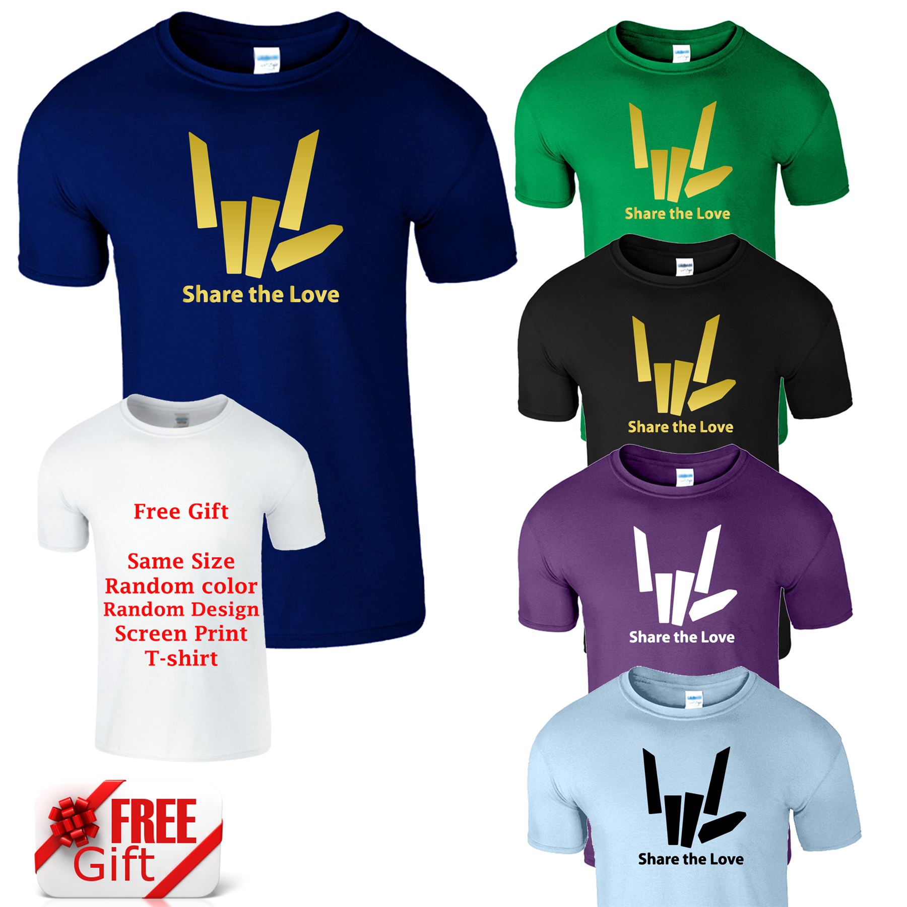 KIDS BOYS GIRLS Share The Love Funny T Shirt Tee Youtuber Stephen Sharer