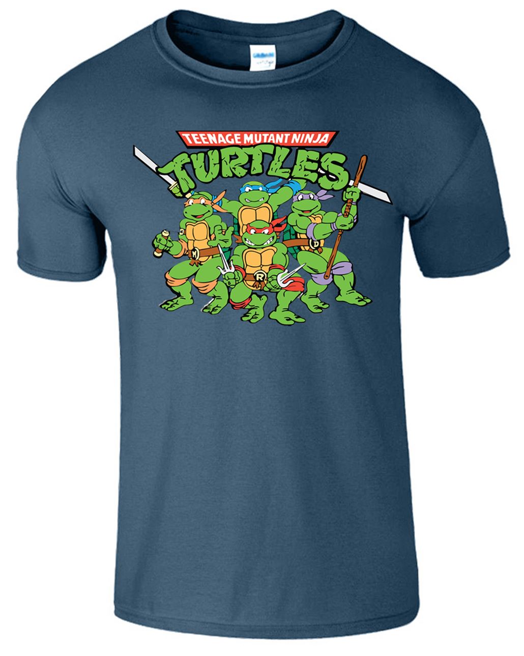 Teenage Mutant Ninja Turtles Mens T-Shirt TMNT Retro 90's Cartoon Top T Shirt | eBay