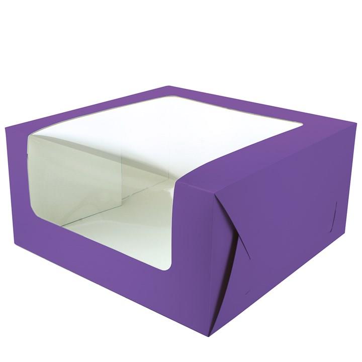 Cake Box - Brights 10" x 10" x 5" - 6 Colours - Picture 4 of 7