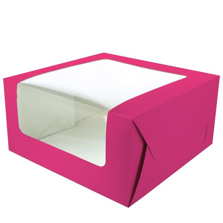 Cake Box - Brights 10" x 10" x 5" - 6 Colours - Picture 3 of 7