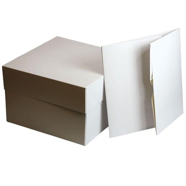White Tall Cake Box - 4 Sizes - 2 Pack Sizes - Picture 18 of 21