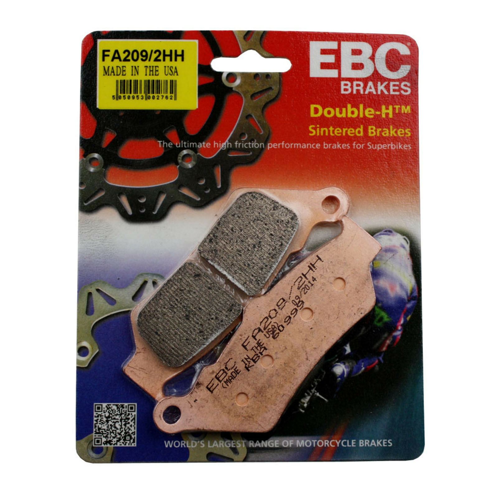 EBC FA209//2HH Replacement Brake Pads for Rear Triumph Rocket III 04-09