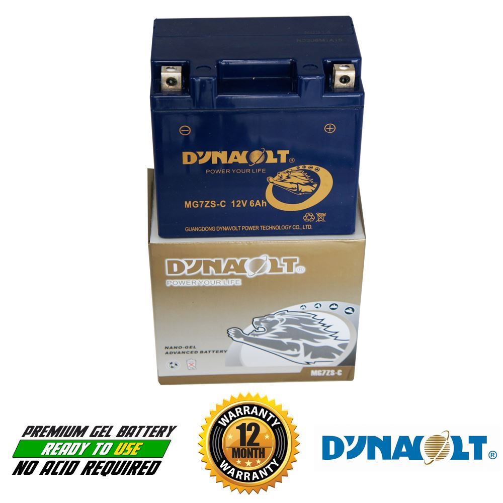 Аккумулятор dynavolt mg7zs c