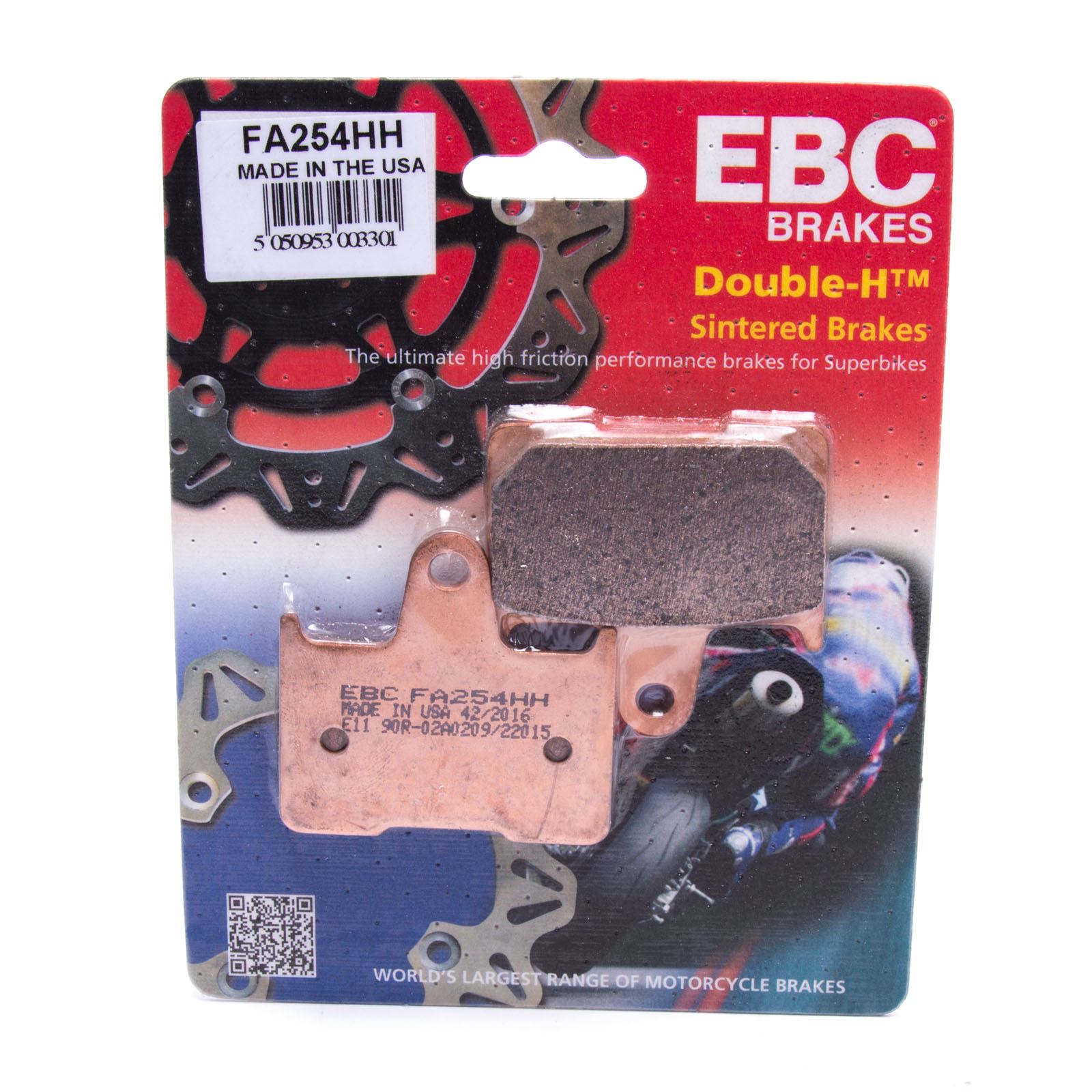 EBC Sintered Double-H Brake Pads Complete Set Front /& Rear 08-16 Harley Touring