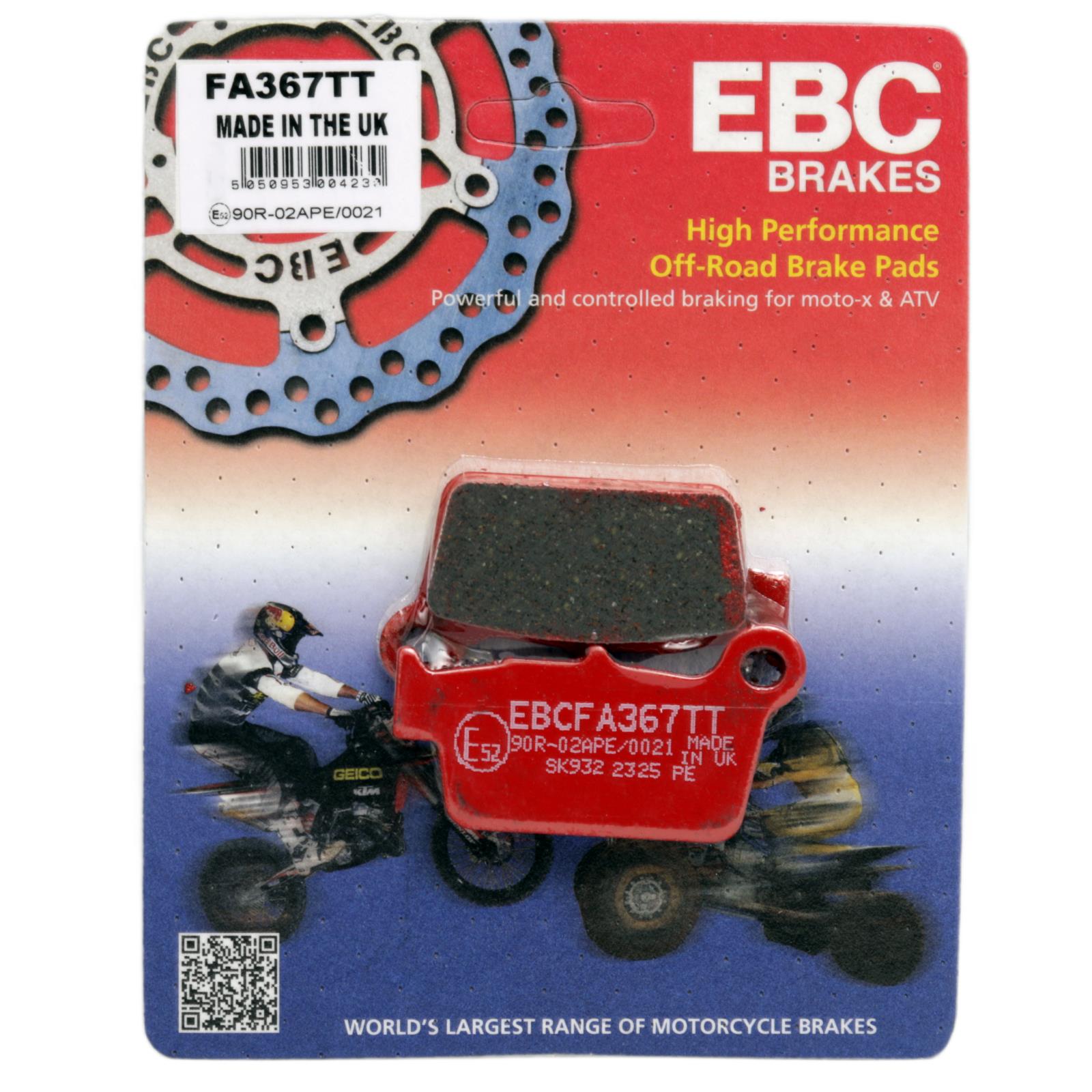 TM EN 250 Enduro/F Enduro 05-09 EBC FA367TT Enduro/MX Carbon TT