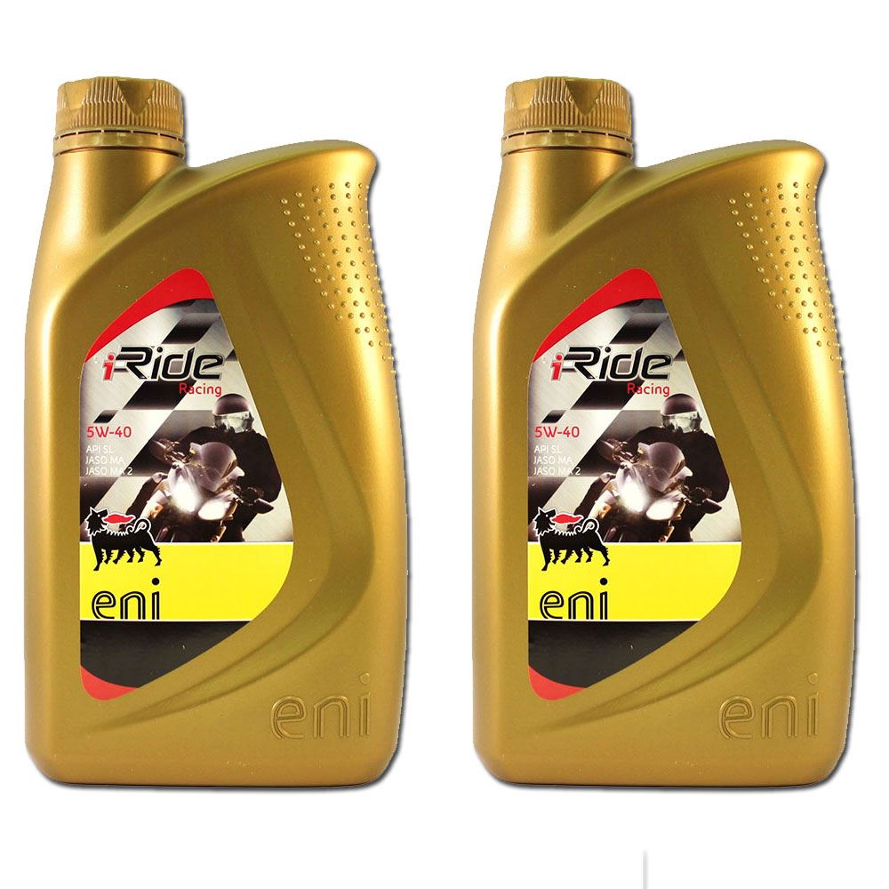 Agip Eni iRide Racing 5W40 2 Litres Synthetic Motorcycle Engine Oil