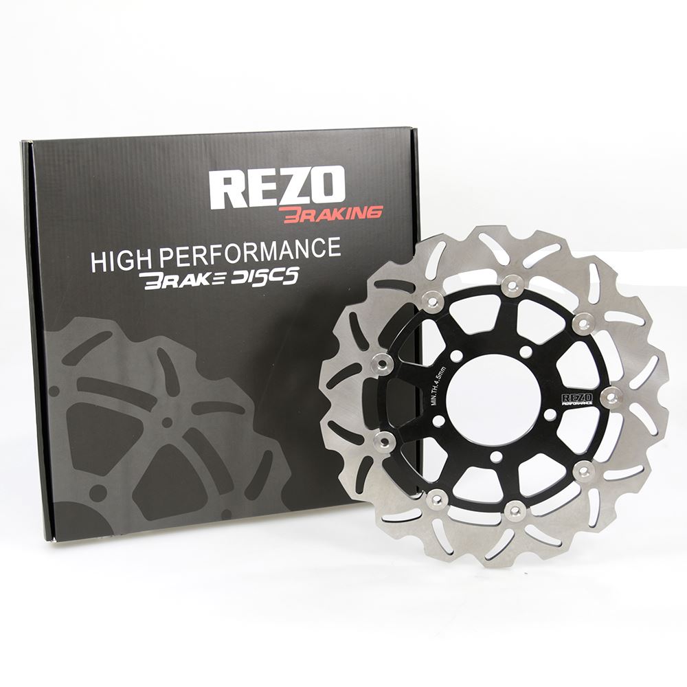 Rezo Wavy Front Brake Rotor Disc for Kawasaki ZX-6R Ninja 07-08